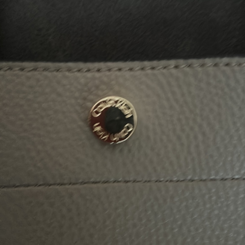 Calvin Klein Gray Tote Pocketbook Handbag Purse - Picture 4 of 7